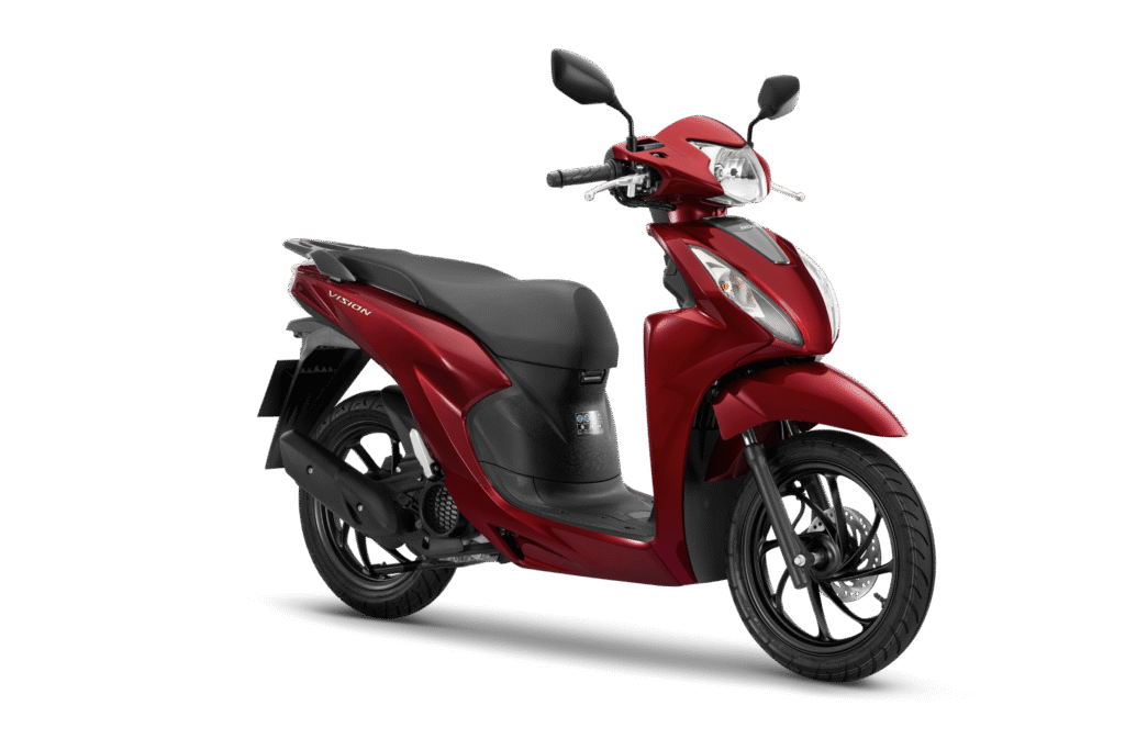 Honda Vision 2026 bản Cao cấp màu Đỏ xám