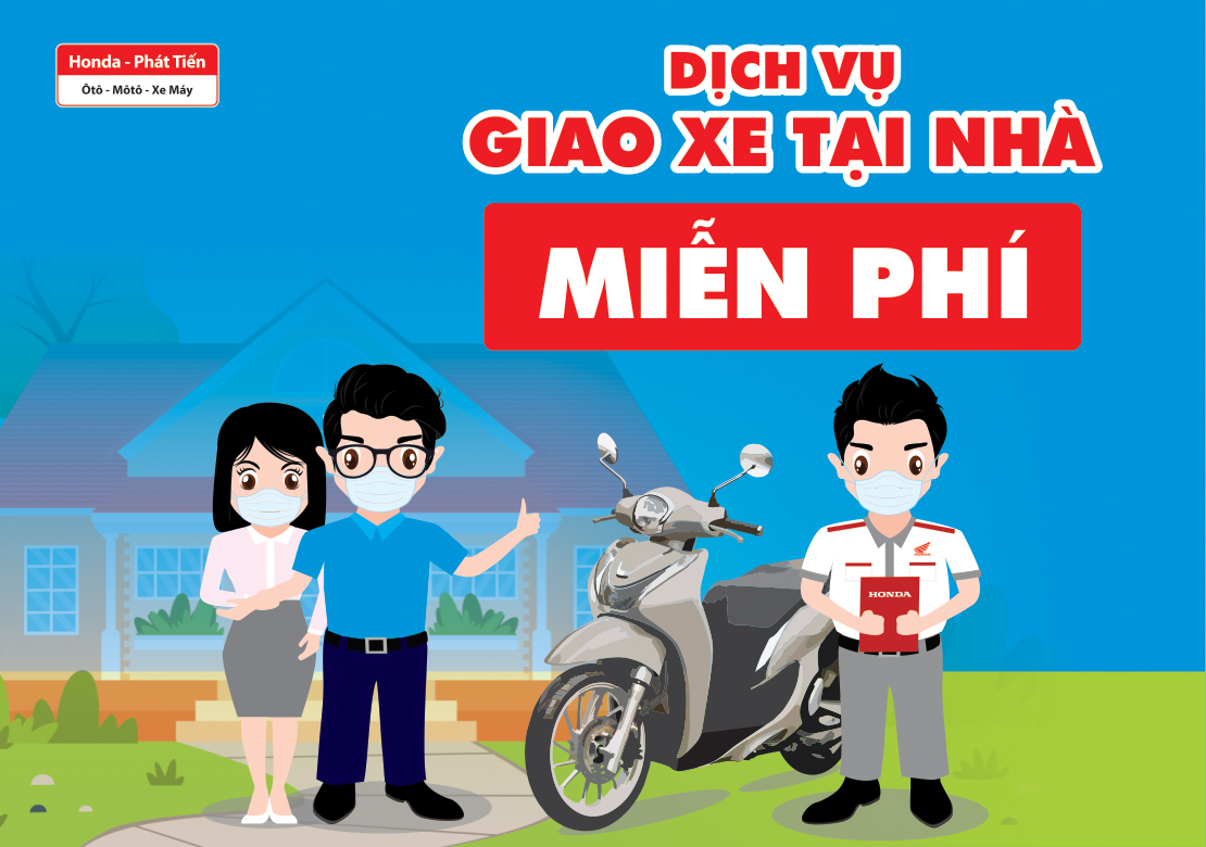 Chương Trinh Mua Xe Online Giao Xe Miễn Phi Tại Nha Khi Sắm Xe Tại Honda Phat Tiến Honda Phat Tiến