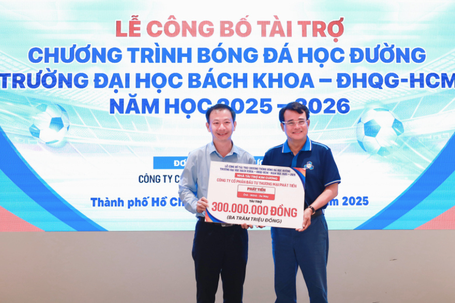 Phát Tiến Holding đồng hành cùng chương trình Bóng đá Học đường – Lan tỏa tinh thần rèn luyện và gắn kết cộng đồng sinh viên Bách khoa