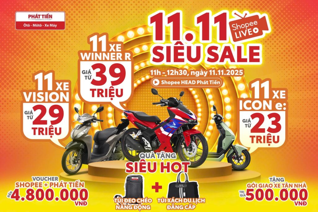 11.11 SIÊU SALE SHOPEE LIVE CHỈ CÓ TẠI HEAD PHÁT TIẾN