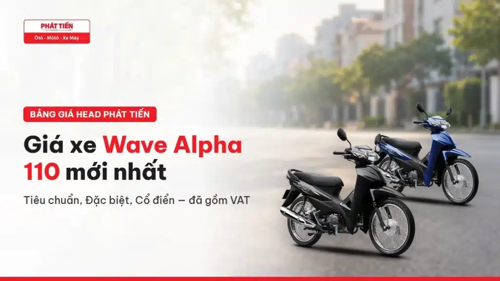 Xe Wave Alpha 110 bản Đặc biệt màu Đen nhám và bản Tiêu chuẩn màu Xanh trên đường phố cùng tiêu đề giá xe Wave Alpha 110 mới nhất
