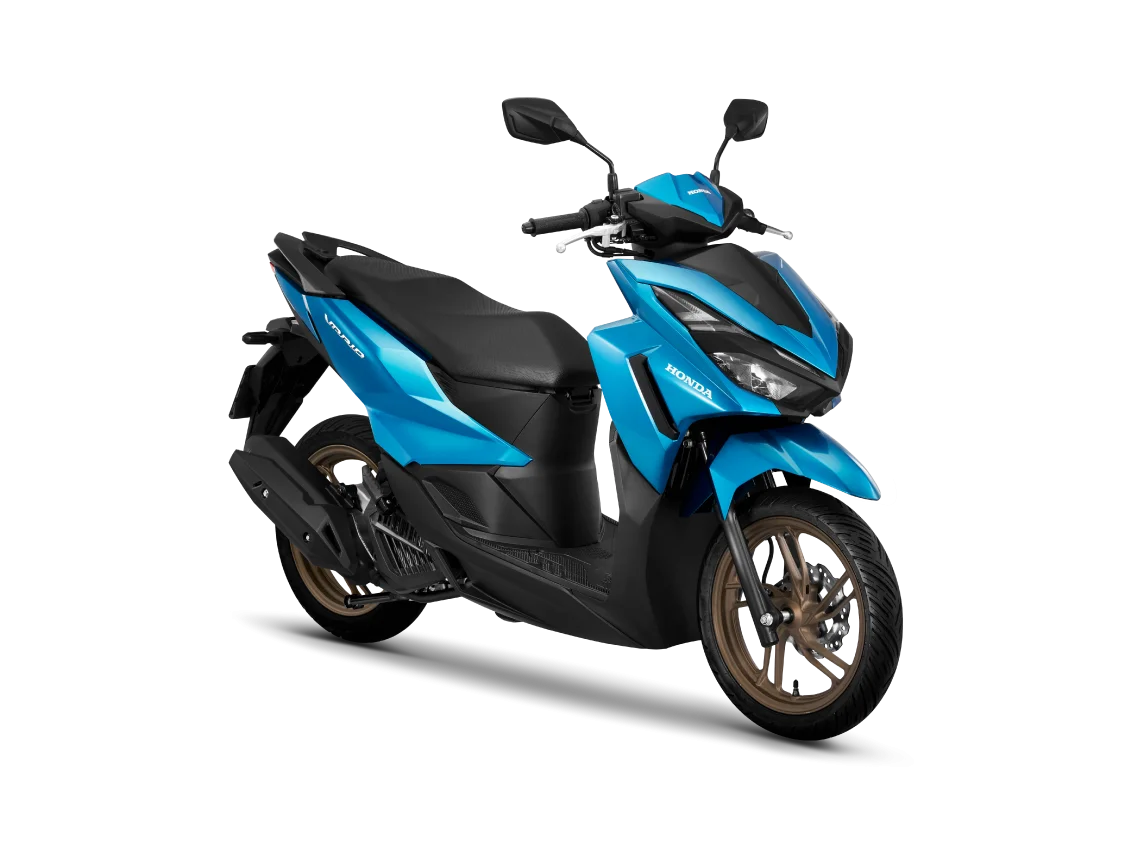 Honda Vario 125 2027 phiên bản Đặc Biệt màu Xanh Đen – góc 3/4 phía trước