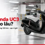 Pin Honda UC3: dung lượng, đi được bao xa, sạc bao lâu và bảo hành thế nào