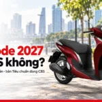 SH Mode 2027 có ABS không? Bao nhiêu cc, mã lực, nặng bao nhiêu kg